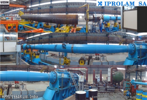 Mechanical pipes expander for 60&quot; //ESSAR India